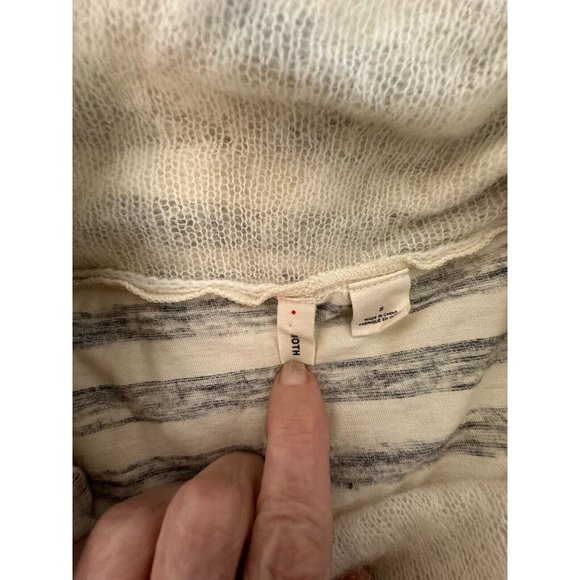 Anthropologie Moth Cowl Neck Double Layer Sweater Alpaca Wool Blend Size S #1438 - Picture 14 of 16